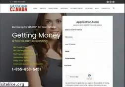 Sites similar to cartitleloanscanada.com