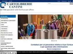 Sites similar to cartolibreriecantini.it