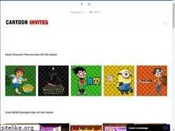 Sites similar to cartooninvites.com