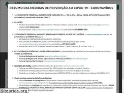 Sites similar to cartorio1saomateus.com.br