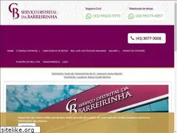 Sites similar to cartoriodabarreirinha.com.br