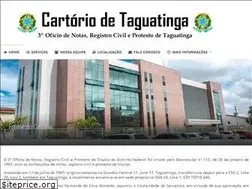 Sites similar to cartoriodetaguatinga.com.br