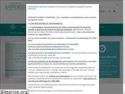 Sites similar to cartoriodobarreiro.com.br