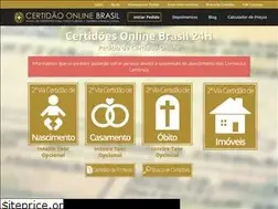 Sites similar to cartorioonlinebrasil24h.com.br