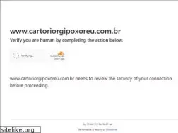 Sites similar to cartoriorgipoxoreu.com.br