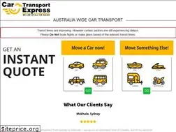 Sites similar to cartransportexpress.com.au