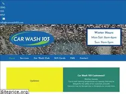 Sites similar to carwash103.com