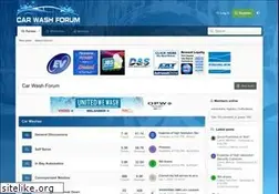 Sites similar to carwashforum.com