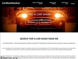 Sites similar to carwashseeker.com