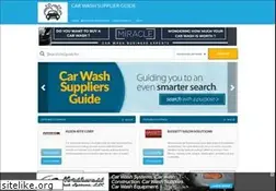 Sites similar to carwashsupplierguide.com