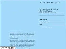 Sites similar to caryjohnfranklin.com