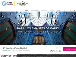Sites similar to casabatllo.tictactickets.es