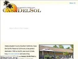 Sites similar to casadelsolrvpark.com