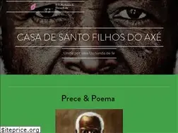 Sites similar to casadesantofilhosdoaxe.com.br