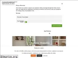Sites similar to casanovabogados.com