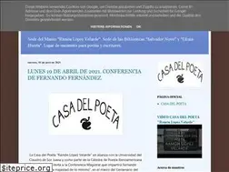 Sites similar to casapoetalopezvelarde.blogspot.com
