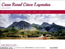 Sites similar to casaruralcincoleyendas.es