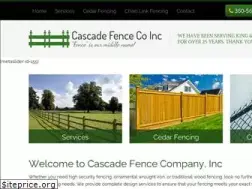 Sites similar to cascadefenceco.net