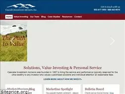 Sites similar to cascadeinvestors.com