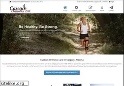 Sites similar to cascadeorthotics.com