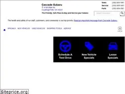 Sites similar to cascadesubaru.net