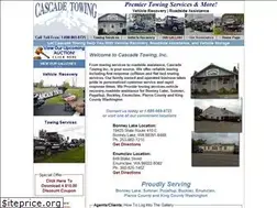 Sites similar to cascadetowing.com