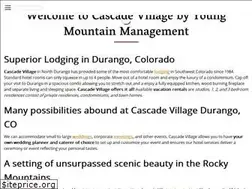 Sites similar to cascadevillagedurango.com