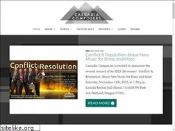 Sites similar to cascadiacomposers.org