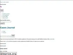 Sites similar to casesjournal.biomedcentral.com