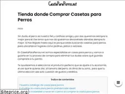 Sites similar to casetaparaperros.net