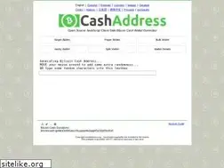 Sites similar to cashaddress.org