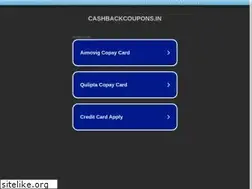 Sites similar to cashbackcoupons.in