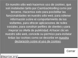 Sites similar to cashbackdeals.es
