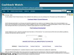 Sites similar to cashbackwatch.com