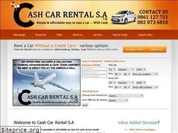 Sites similar to cashcarrentalsa.co.za