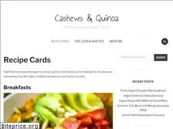 Sites similar to cashewsandquinoa.com