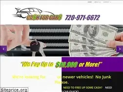 Sites similar to cashforcarsdenver.com