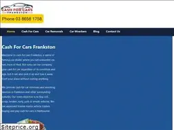 Sites similar to cashforcarsfrankston.com.au