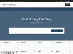 Sites similar to cashforesurveys.com