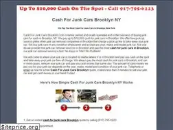 Sites similar to cashforjunkcarsbrooklyn.com