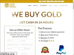 Sites similar to cashgoldoffers.com