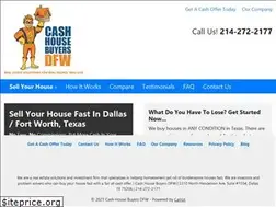 Sites similar to cashhousebuyersdfw.com
