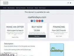Sites similar to cashindays.com