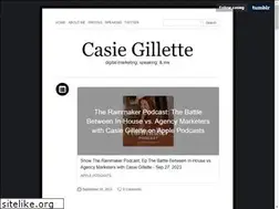 Sites similar to casiegillette.com