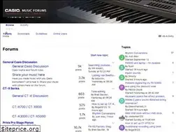 Sites similar to casiomusicforums.com