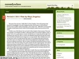 Sites similar to cassadysclass.wordpress.com