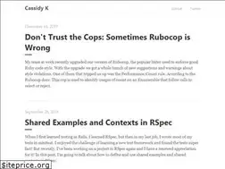 Sites similar to cassidy.codes