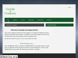 Sites similar to cassidycompany.com