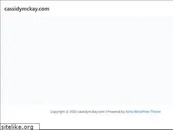 Sites similar to cassidymckay.com
