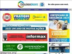 Sites similar to cassilandiaurgente.com.br